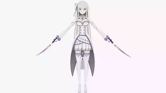 Emilia - Re Zero kara Hajimeru Isekai Seikatsu 