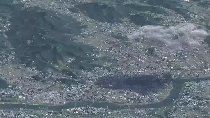 Seoul South Korea City Landscape 3D Model