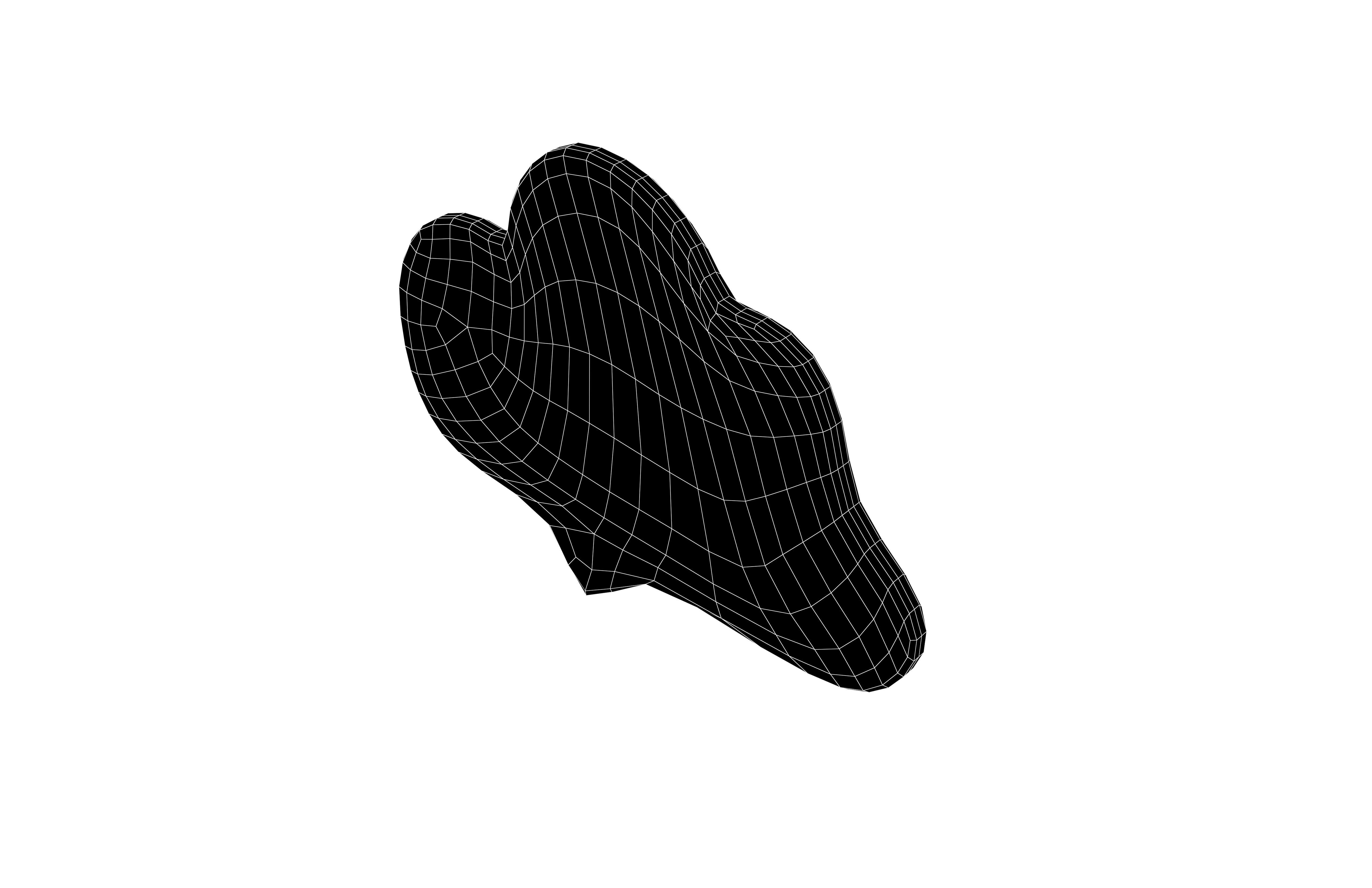 Speech Balloon v22 003 Low-poly 3D model_6