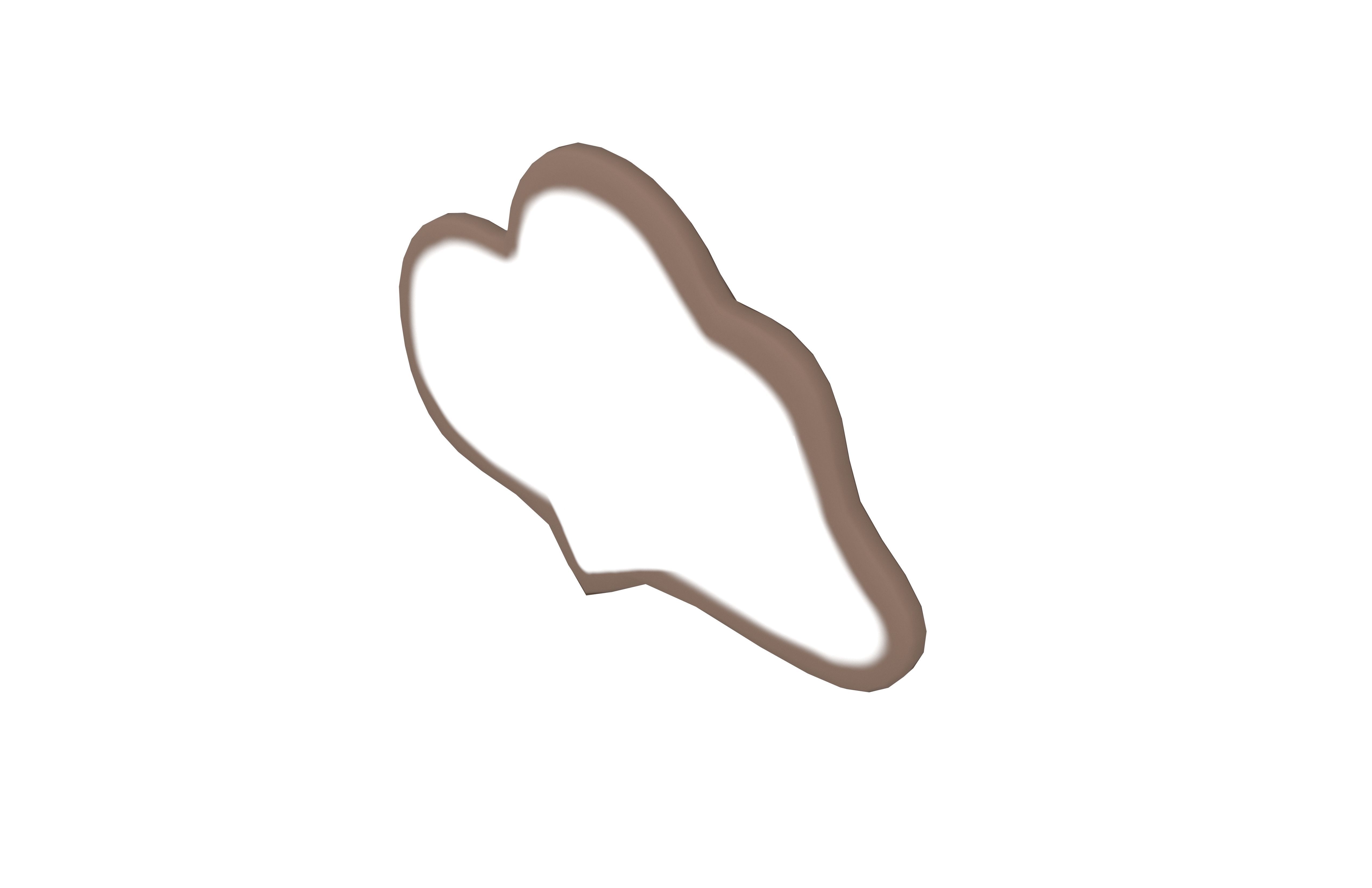 Speech Balloon v22 003 Low-poly 3D model_2