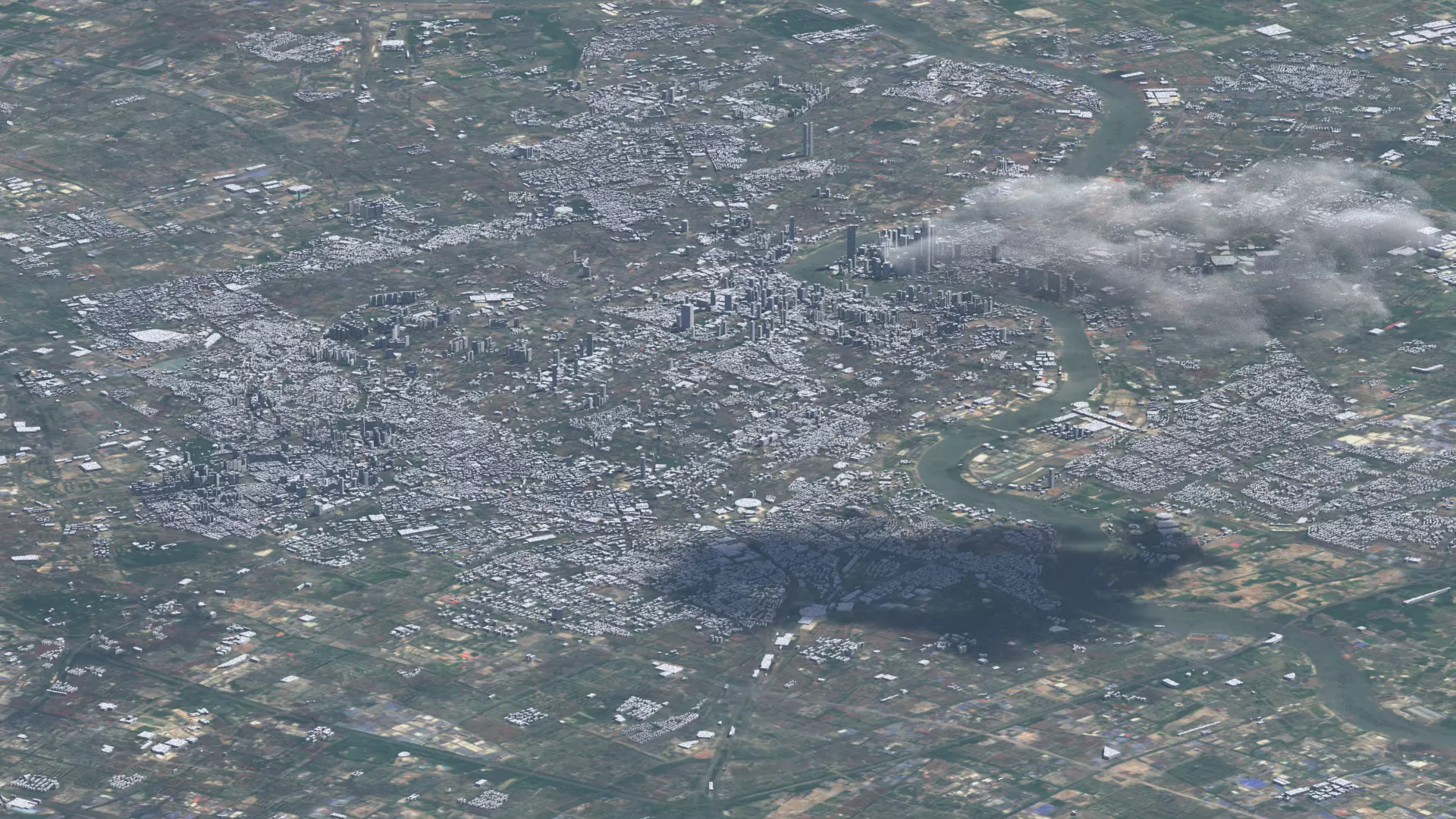 Shanghai China City Landscape 3D Model 3D model_0