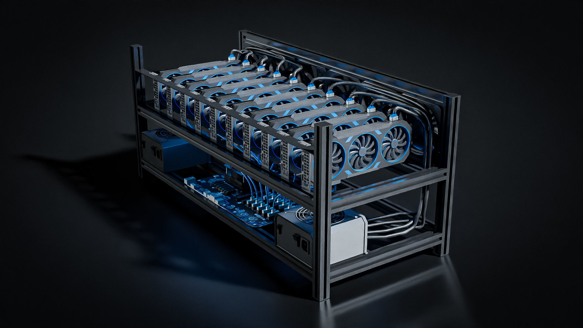 Mining Rig Free 3D model_3