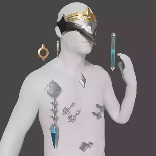 A WINTER NIGHT GENSHIN IMPACT COSPLAY KIT DOTTORE