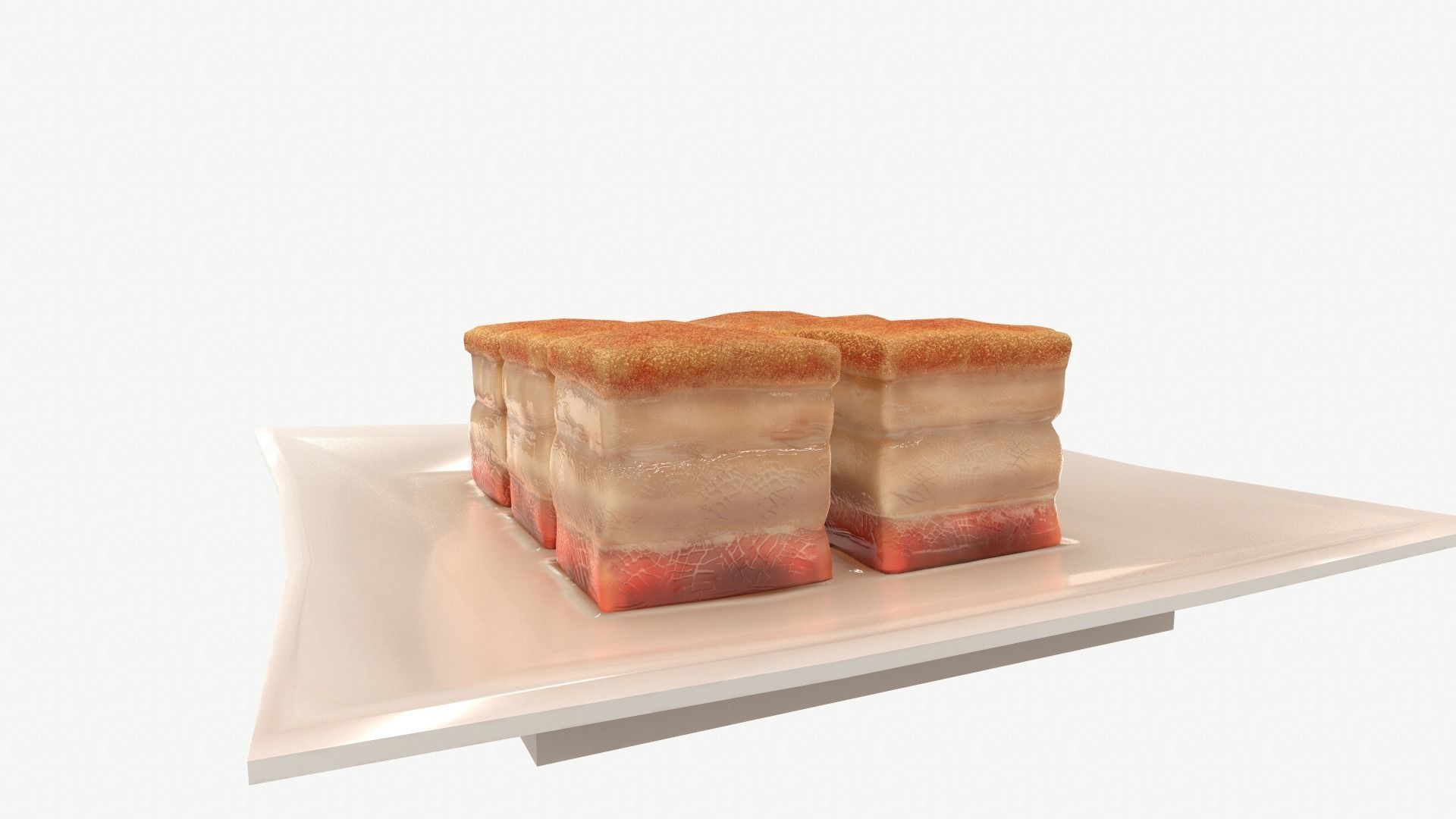Macau Roast Pork Low-poly 3D model_6