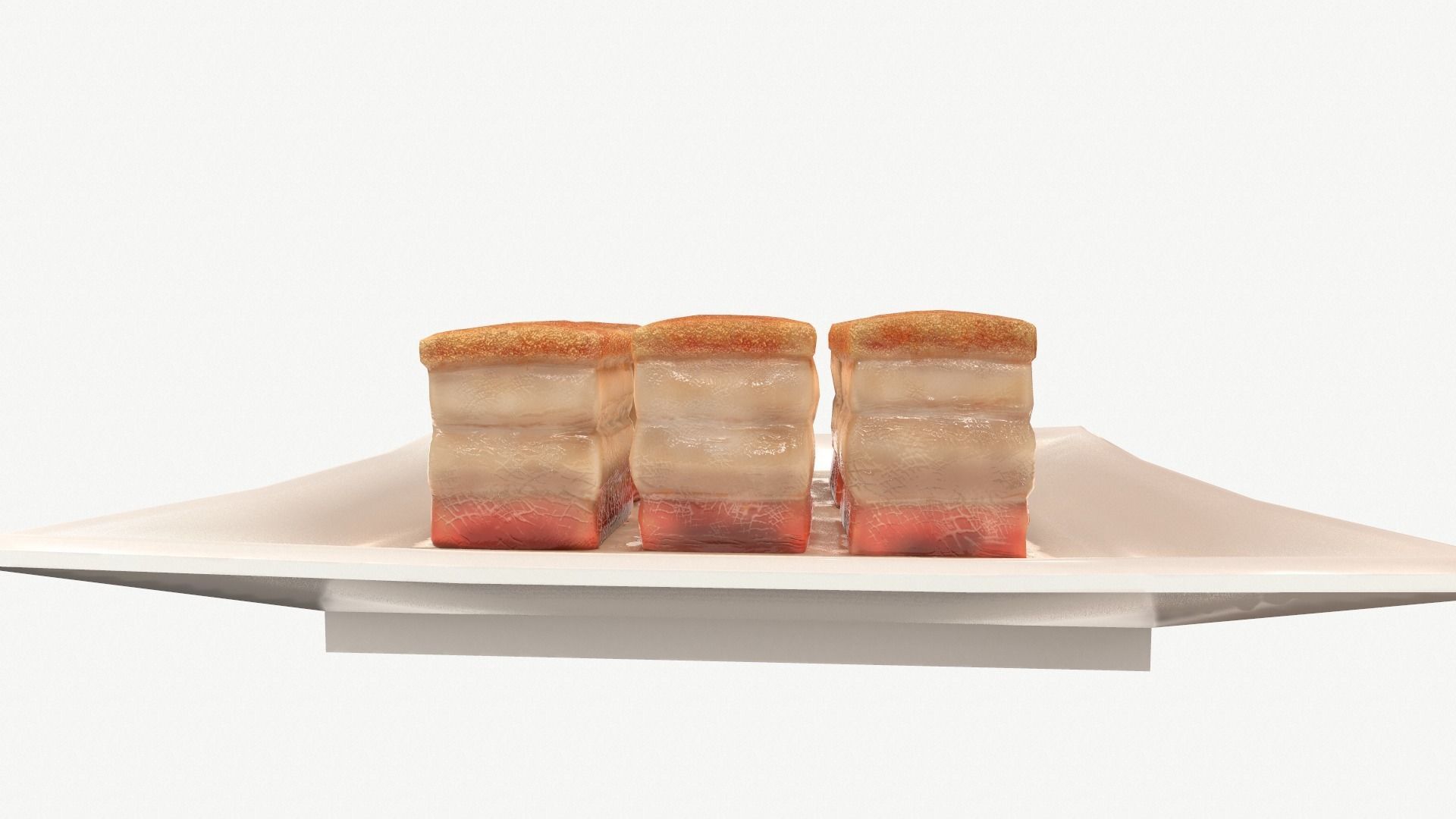 Macau Roast Pork Low-poly 3D model_5