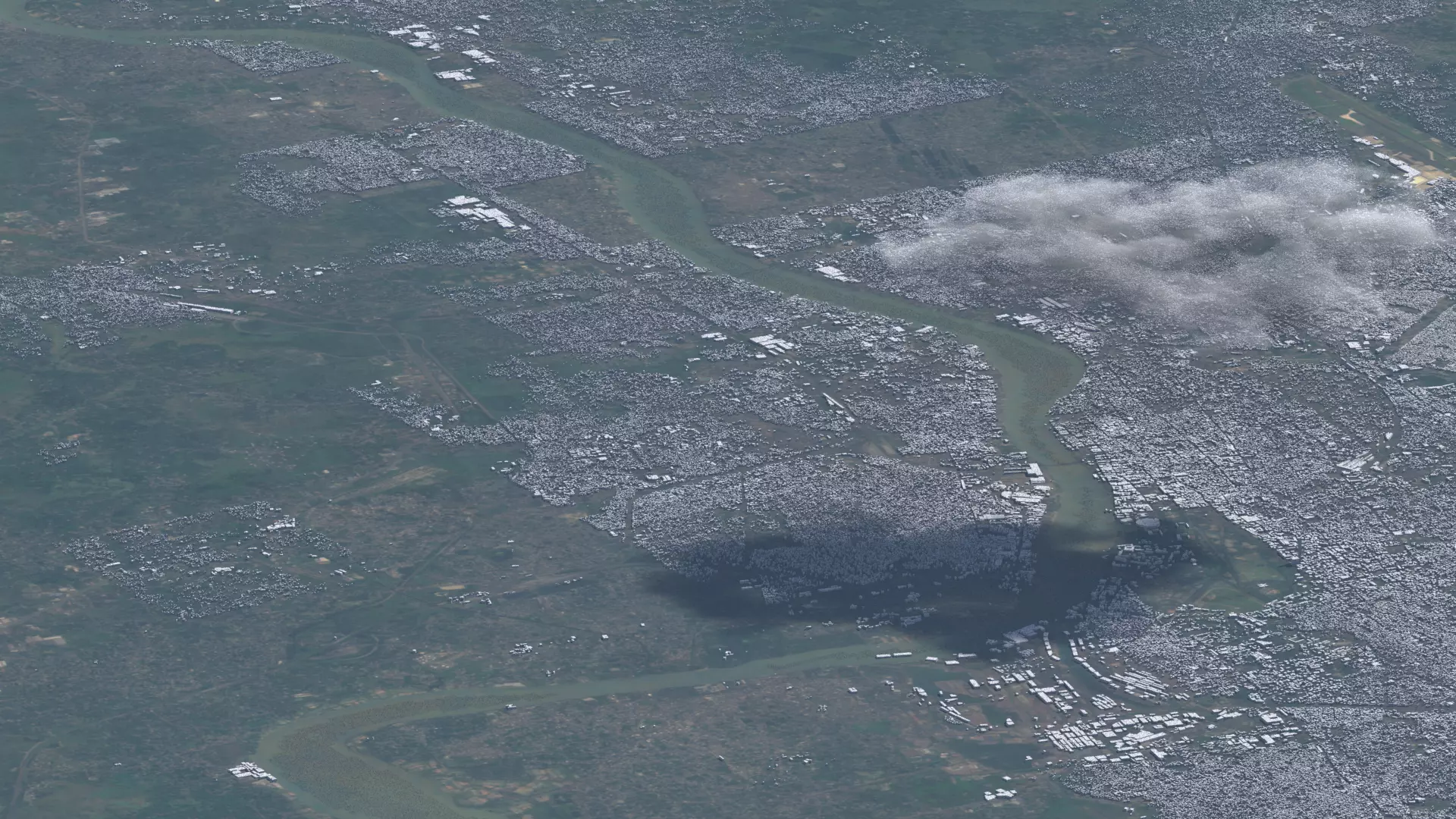 Kolkata India City Landscape 3D Model 3D model_0