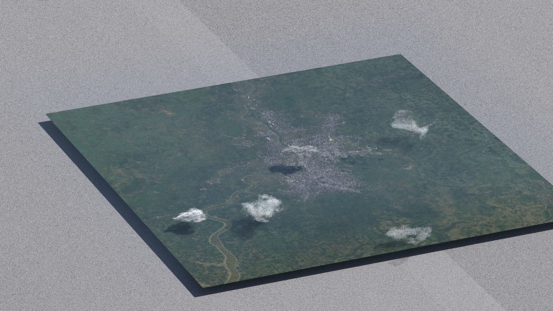 Kolkata India City Landscape 3D Model 3D model_1