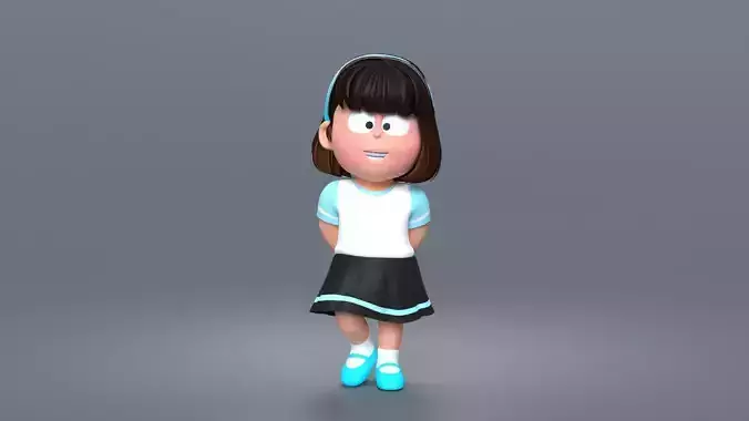 Girl Cartoon Character 2