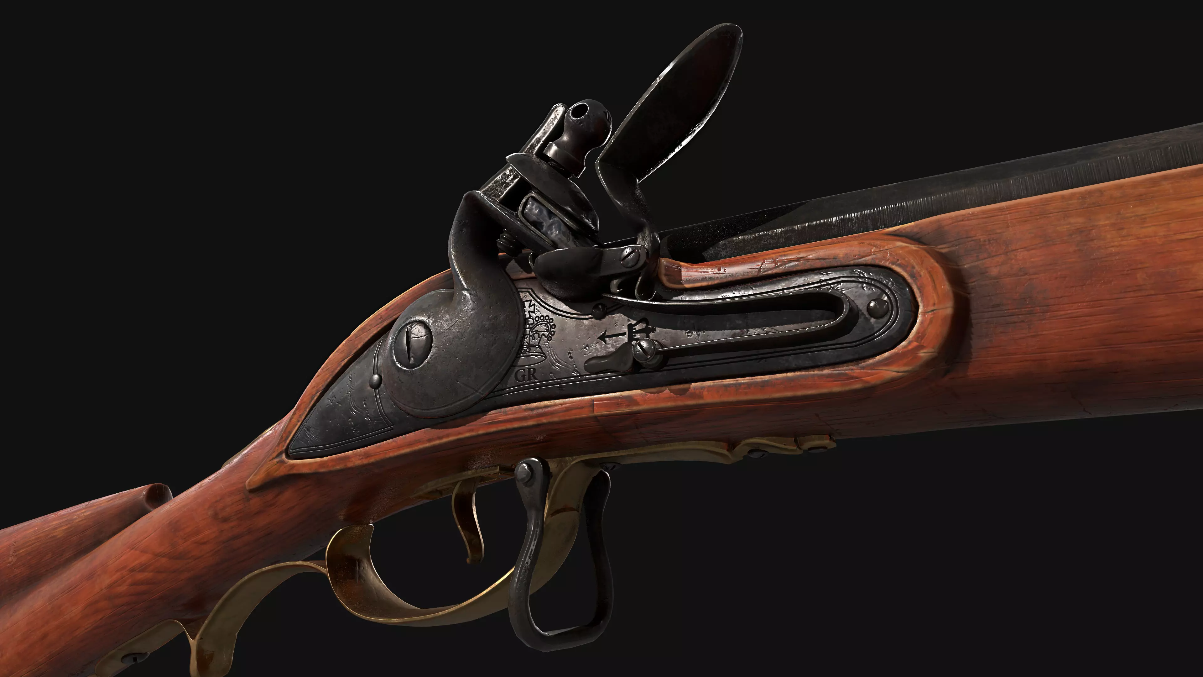 Pattern 1776 Low-poly 3D model