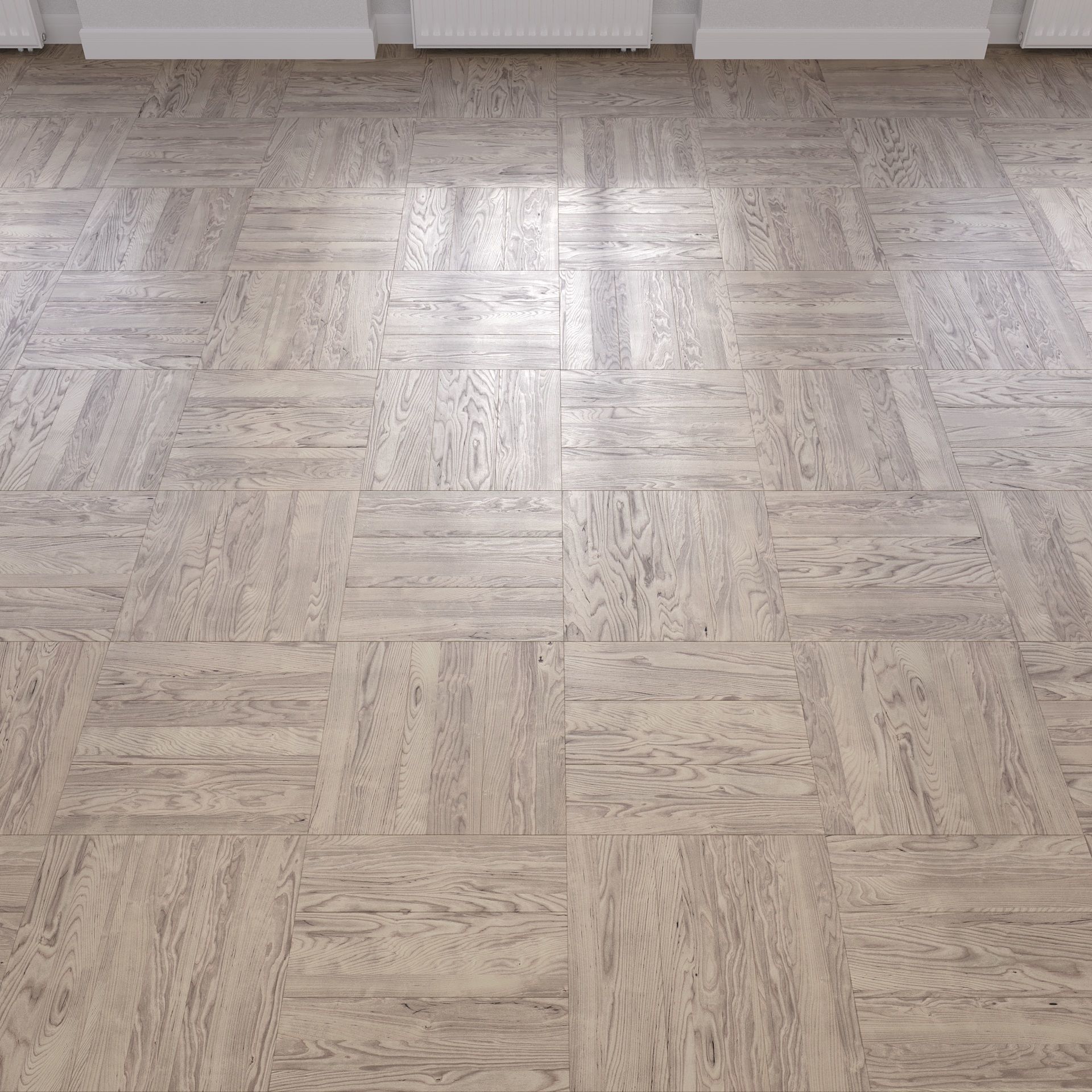 Parquet - Laminate - Wooden floor 4 in 1 3D model_15