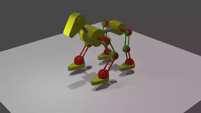 Animation Robot-Dog 3D print model