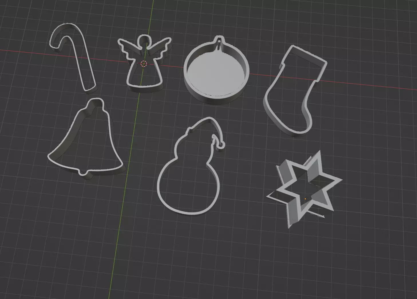 Christmas Cookie Cutter Bundle  3D print model_0