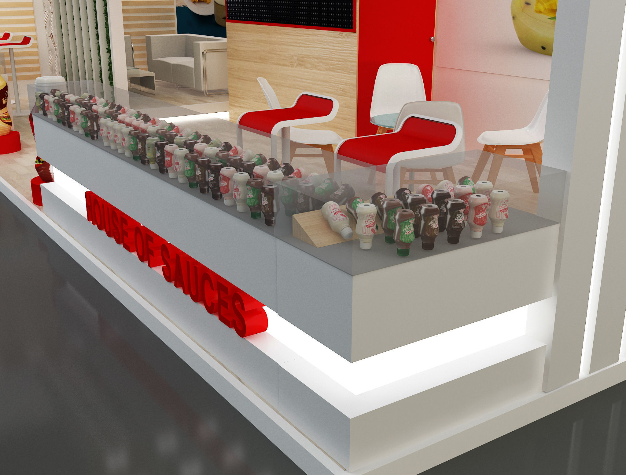 Booth Exhibition Stand a638d 3D model_8