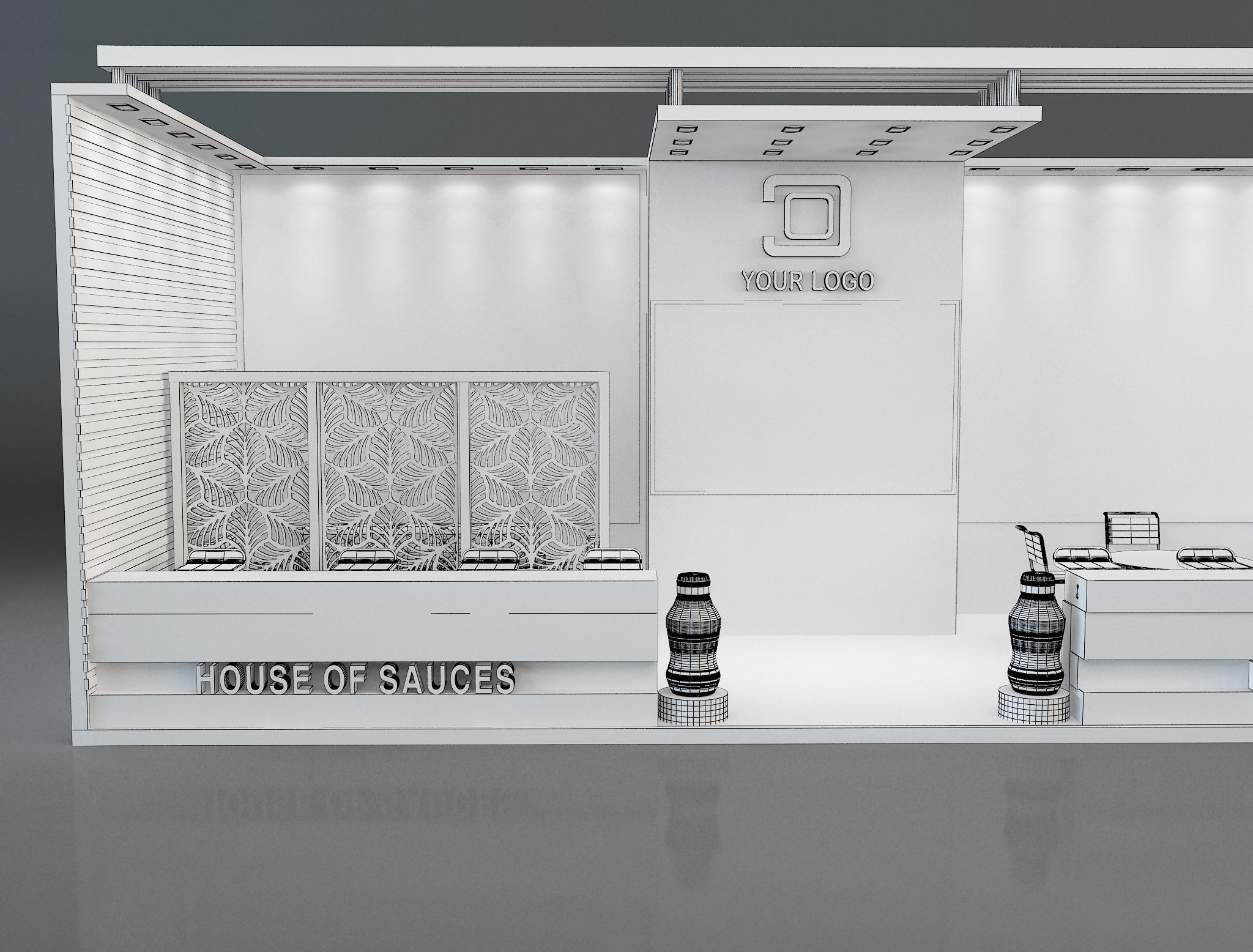  Booth Exhibition Stand a638e 3D model_19