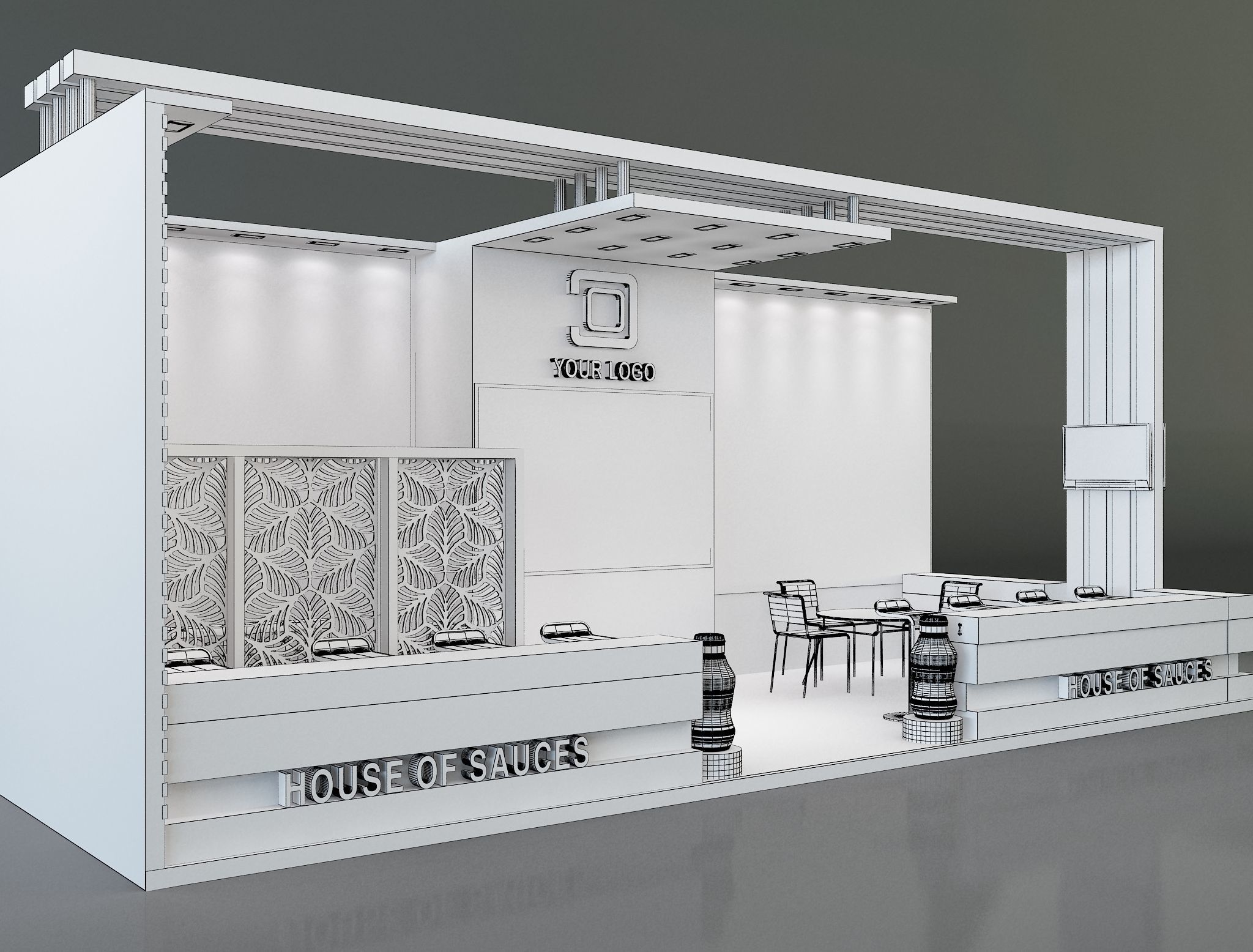  Booth Exhibition Stand a638e 3D model_15