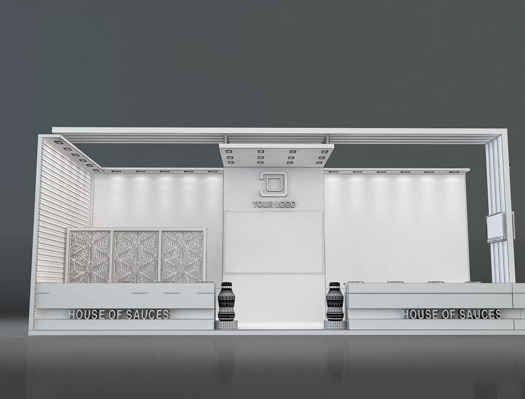  Booth Exhibition Stand a638e 3D model_11