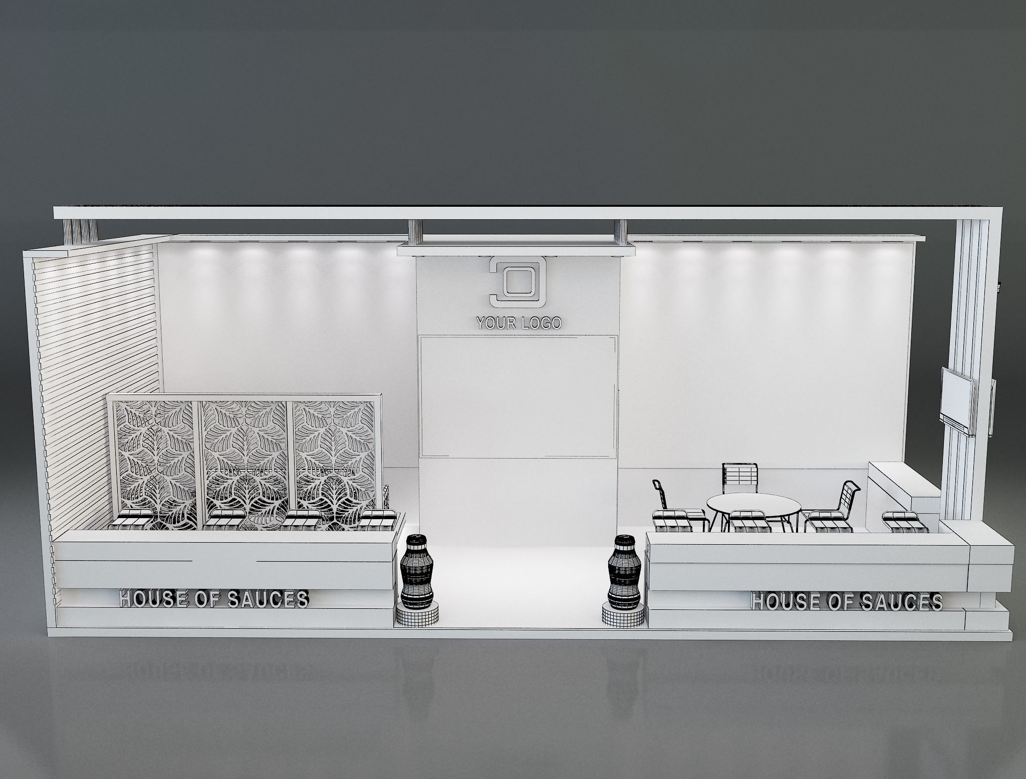  Booth Exhibition Stand a638e 3D model_1