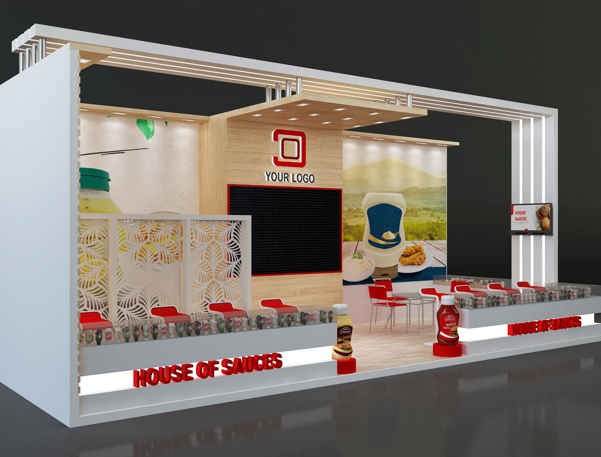 Booth Exhibition Stand a638e 3D model_14