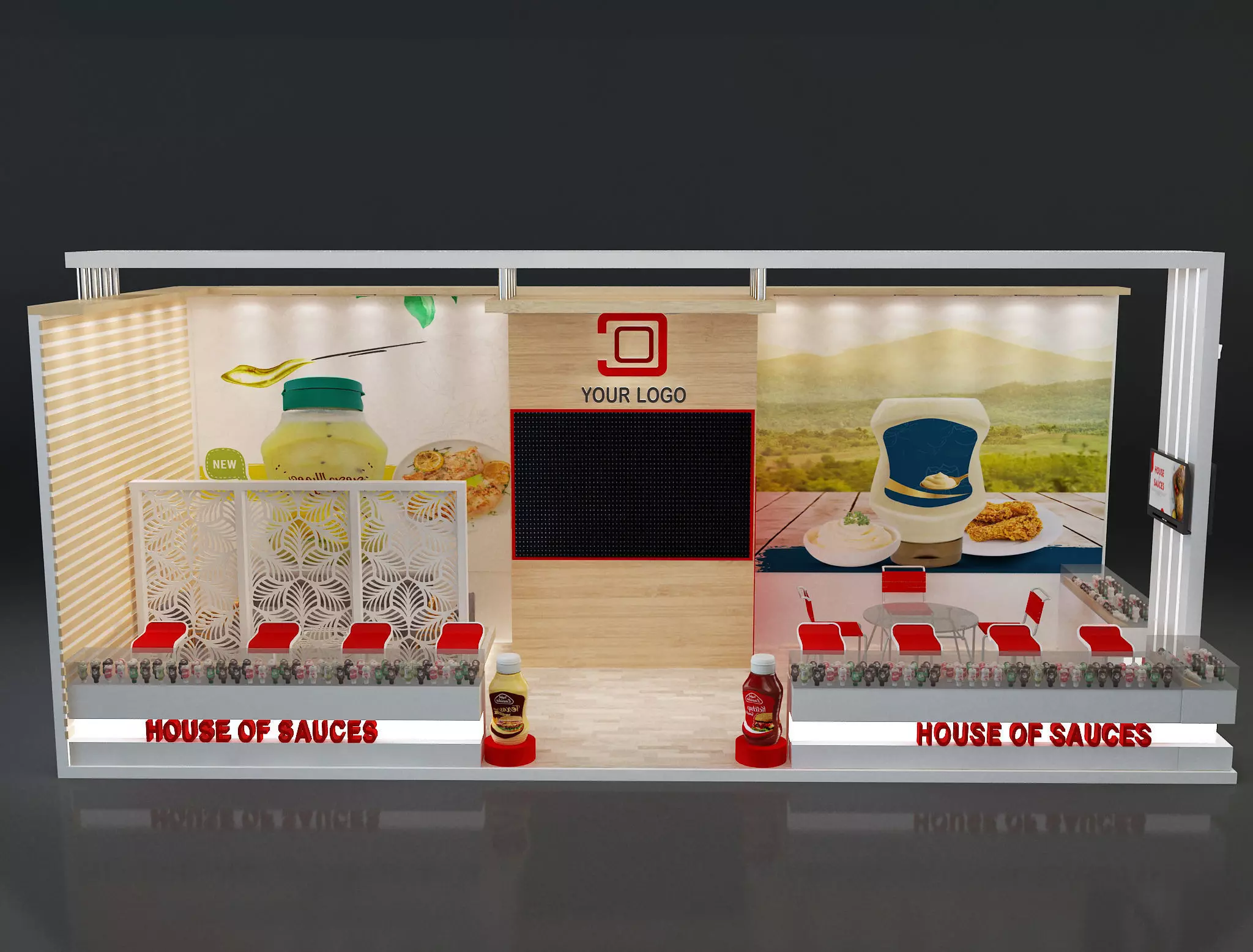  Booth Exhibition Stand a638e 3D model_0