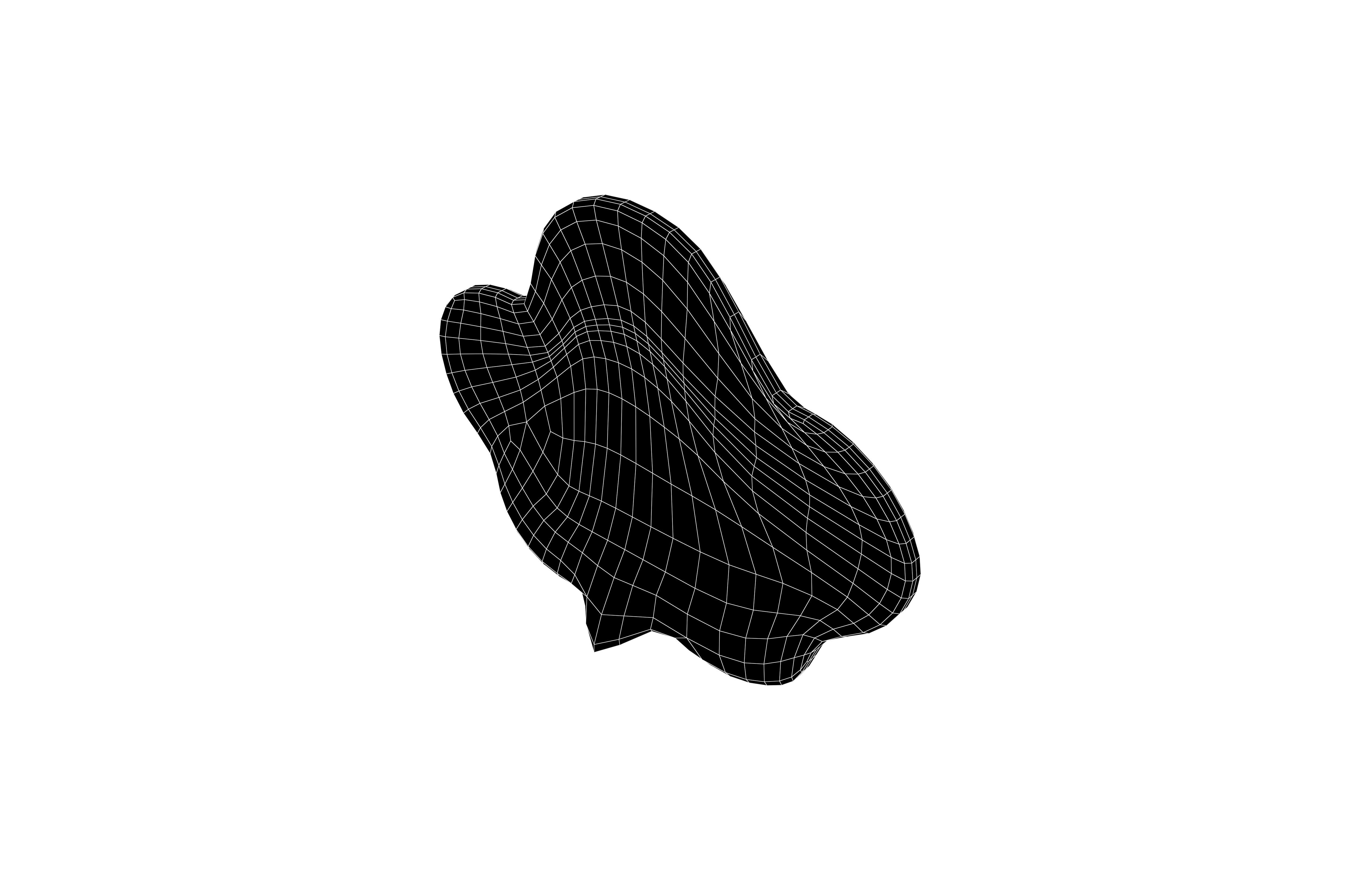 Speech Balloon v24 003 Low-poly 3D model_6