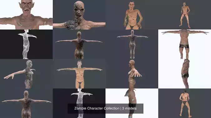 Zombie Character Collection 