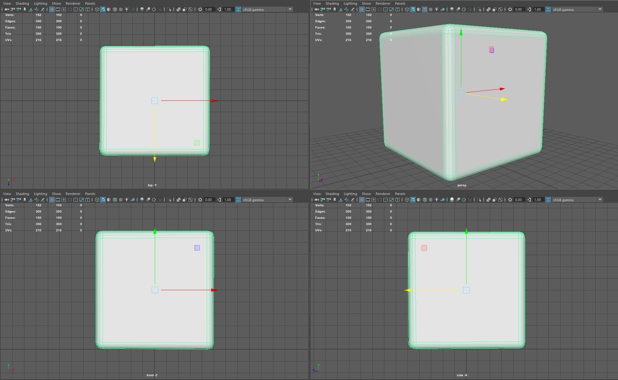 Authentic Viking Dice Set Low-poly 3D model_22