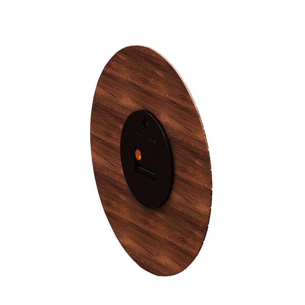Realistic Wall Clock Low-poly 3D model_4