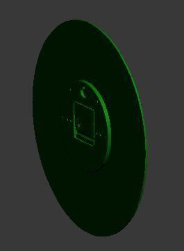 Realistic Wall Clock Low-poly 3D model_10