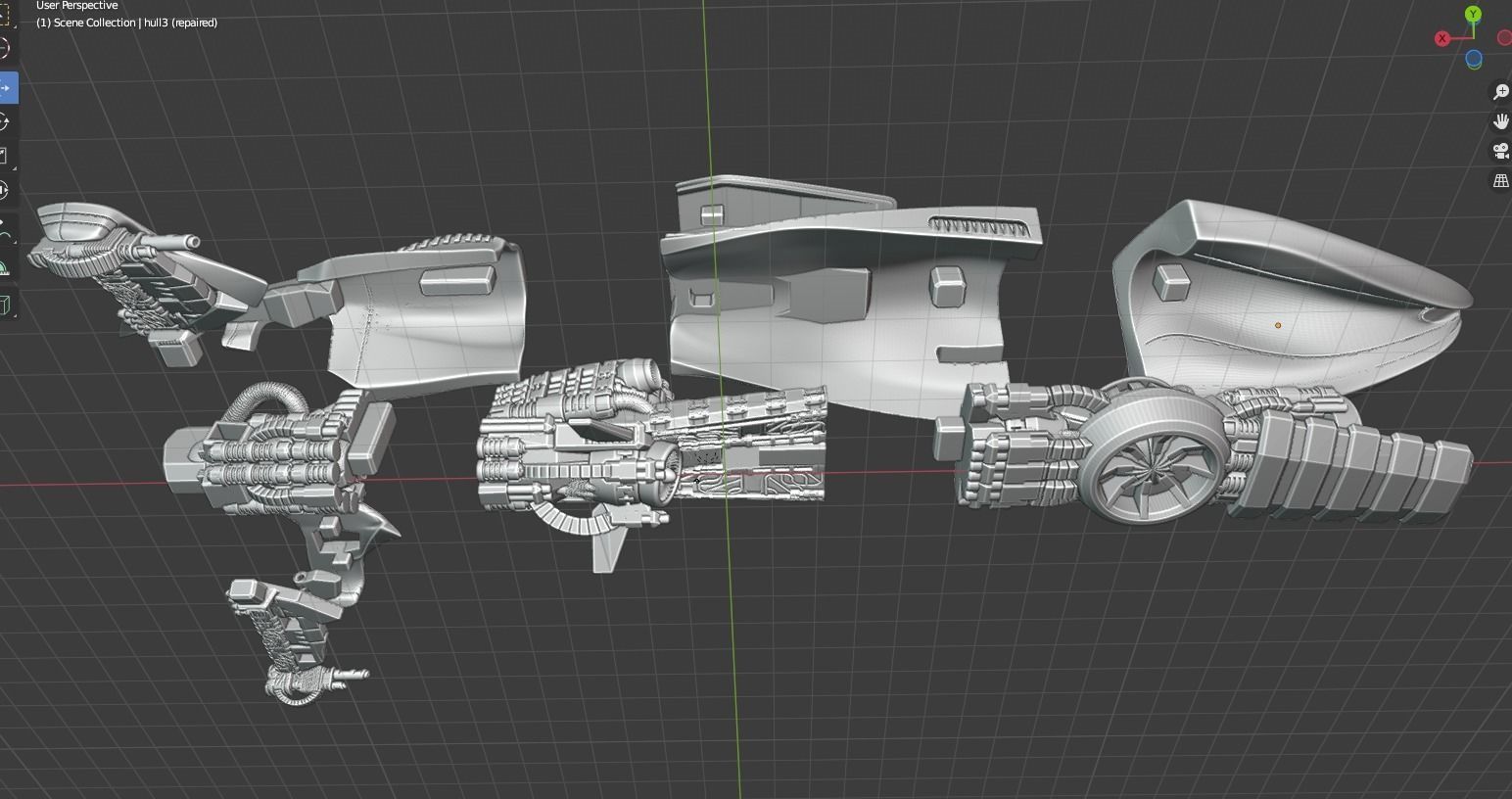 Piranha - Wipeout 3D print model_24