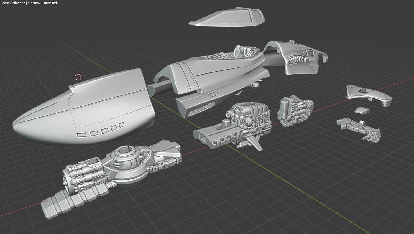 Piranha - Wipeout 3D print model_21