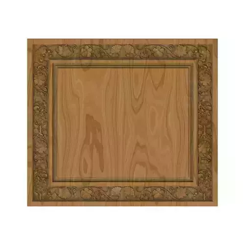 Carved picture frame STL