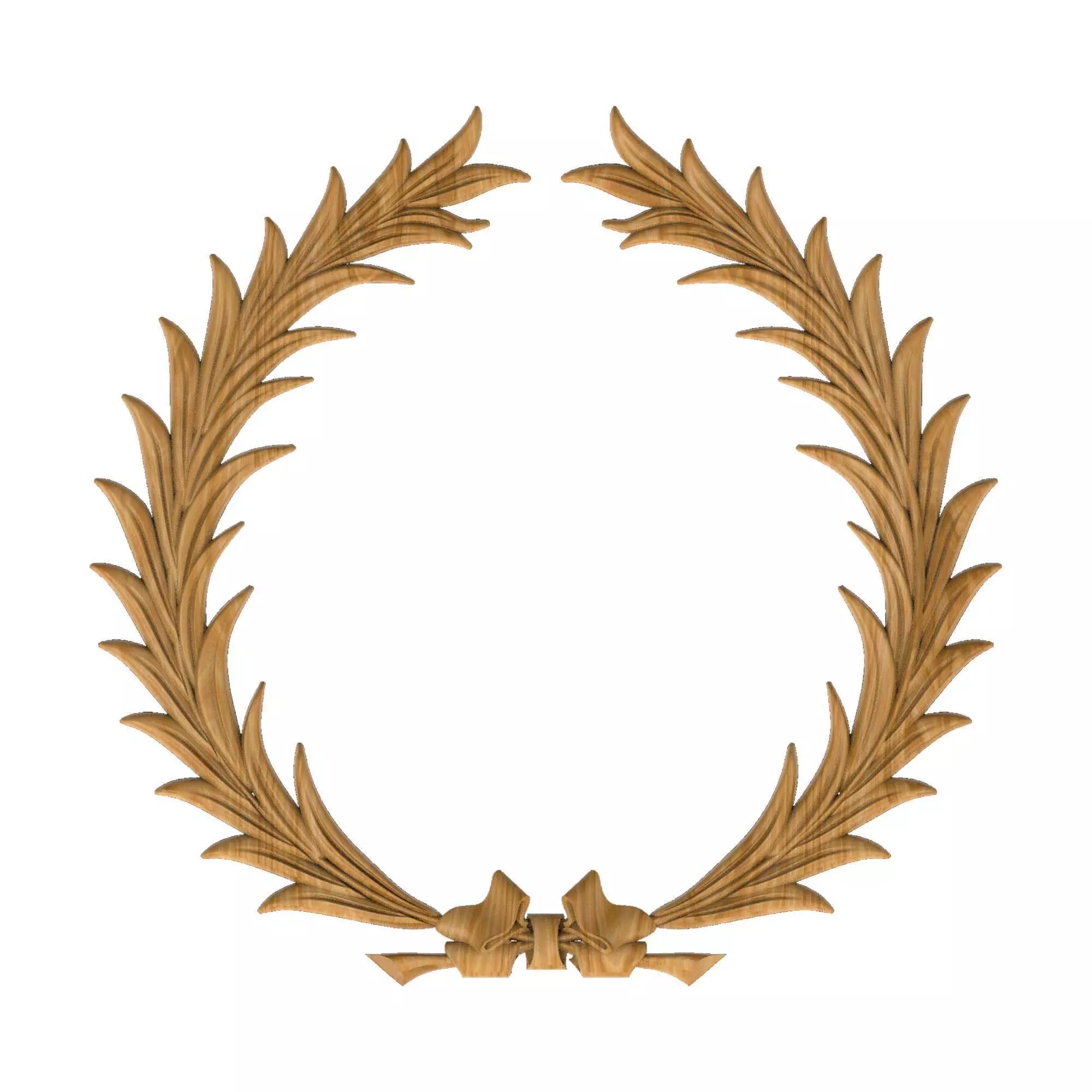 Carved picture frame STL 3D model_0