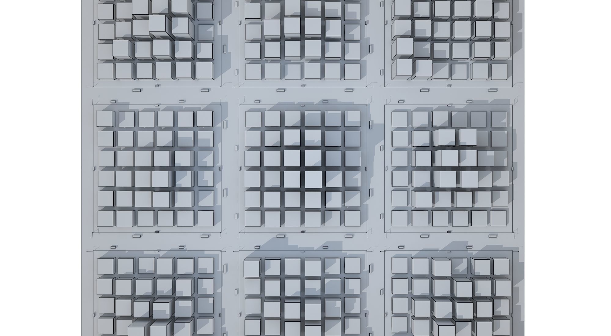 Cartoon City Low-poly 3D model_14