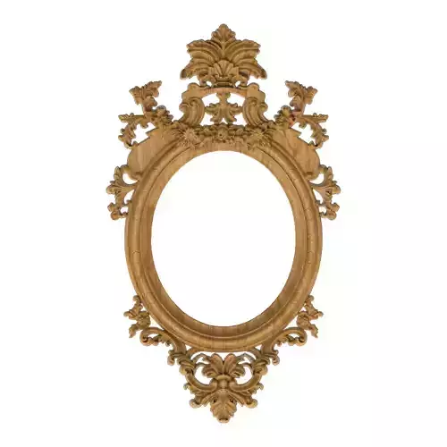 Carved picture frame STL