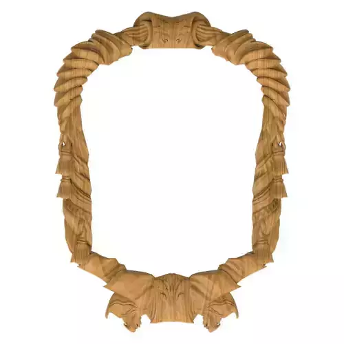 Carved picture frame STL
