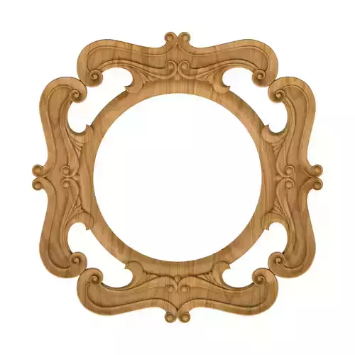 Carved picture frame STL