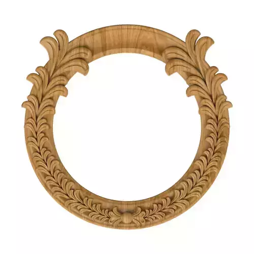 Carved picture frame STL