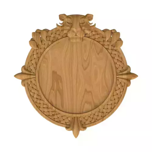 Carved picture frame STL