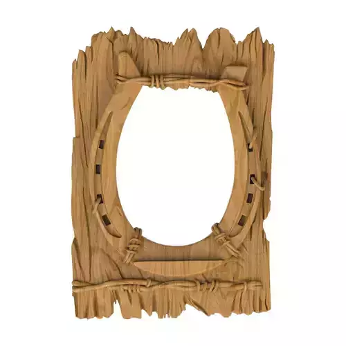 Carved picture frame STL