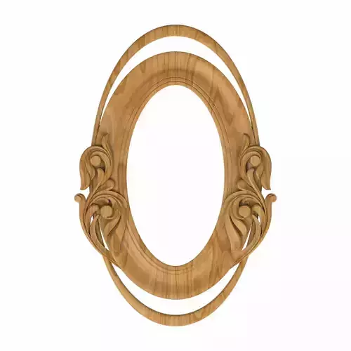 Carved picture frame STL