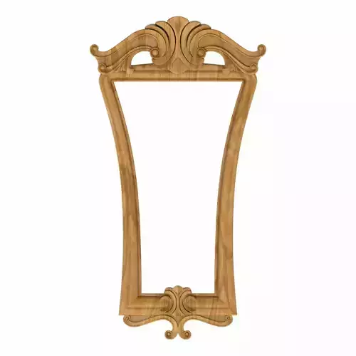 Carved picture frame STL