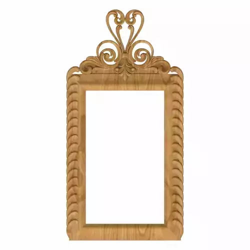 Carved picture frame STL