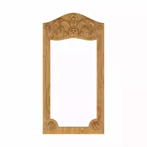 Carved picture frame STL