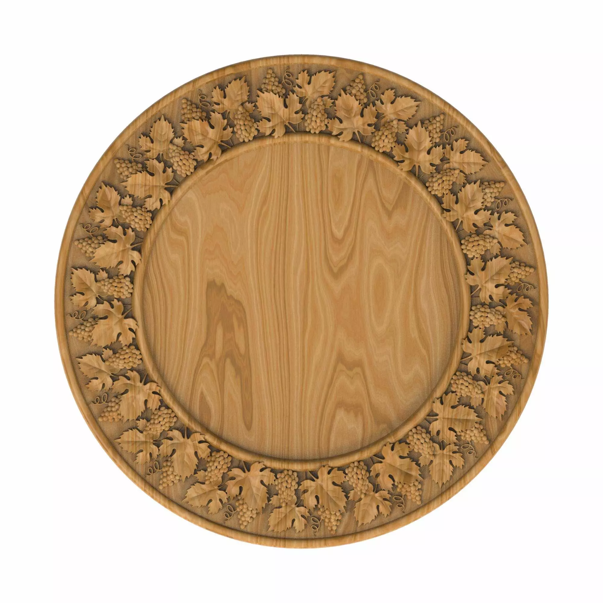 Carved picture frame STL 3D model_0