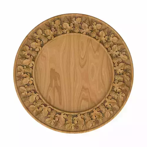 Carved picture frame STL