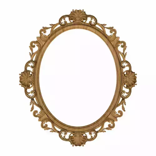 Carved picture frame STL