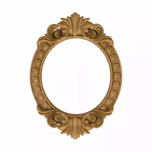 Carved picture frame STL