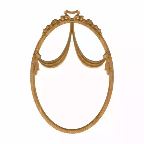 Carved picture frame STL