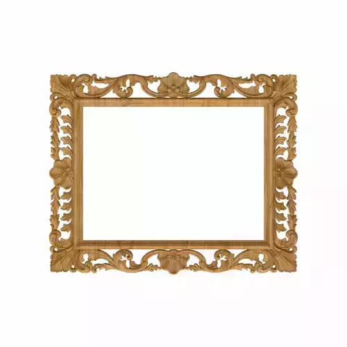 Carved picture frame STL