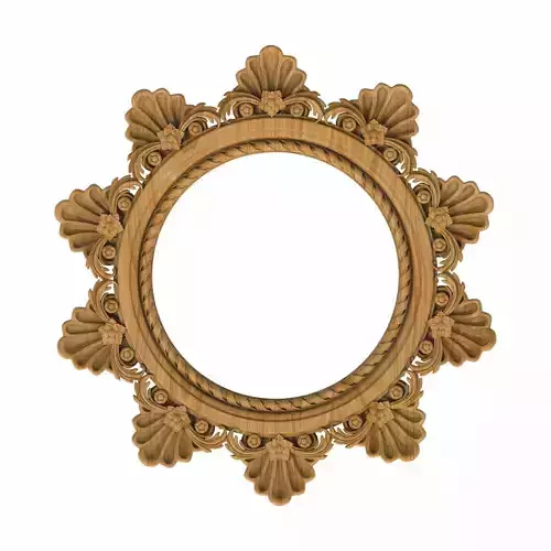 Carved picture frame STL